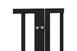 Vidaxl Dog Gate With Door Foldable 6 Panels Black 300 Cm Poplar Wood Vidaxl Dog Gate With Door Foldable 6 Panels Black 300 Cm Poplar Wood