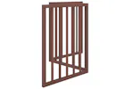 Vidaxl Dog Gate Foldable 3 Panels Brown 150 Cm Poplar Wood Vidaxl Dog Gate Foldable 3 Panels Brown 150 Cm Poplar Wood