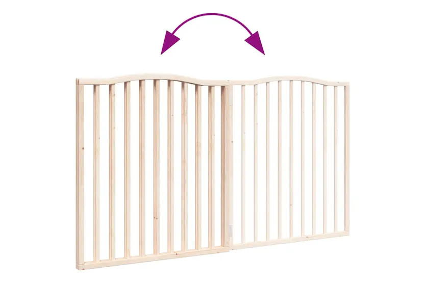 Vidaxl Dog Gate Foldable 2 Panels 160 Cm Poplar Wood Vidaxl Dog Gate Foldable 2 Panels 160 Cm Poplar Wood