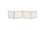 Vidaxl Dog Gate With Door Foldable 4 Panels 320 Cm Solid Wood Fir Vidaxl Dog Gate With Door Foldable 4 Panels 320 Cm Solid Wood Fir