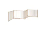Vidaxl Dog Gate With Door Foldable 4 Panels 320 Cm Solid Wood Fir Vidaxl Dog Gate With Door Foldable 4 Panels 320 Cm Solid Wood Fir