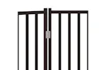 Vidaxl Dog Gate Foldable 3 Panels Black 150 Cm Solid Wood Fir Vidaxl Dog Gate Foldable 3 Panels Black 150 Cm Solid Wood Fir