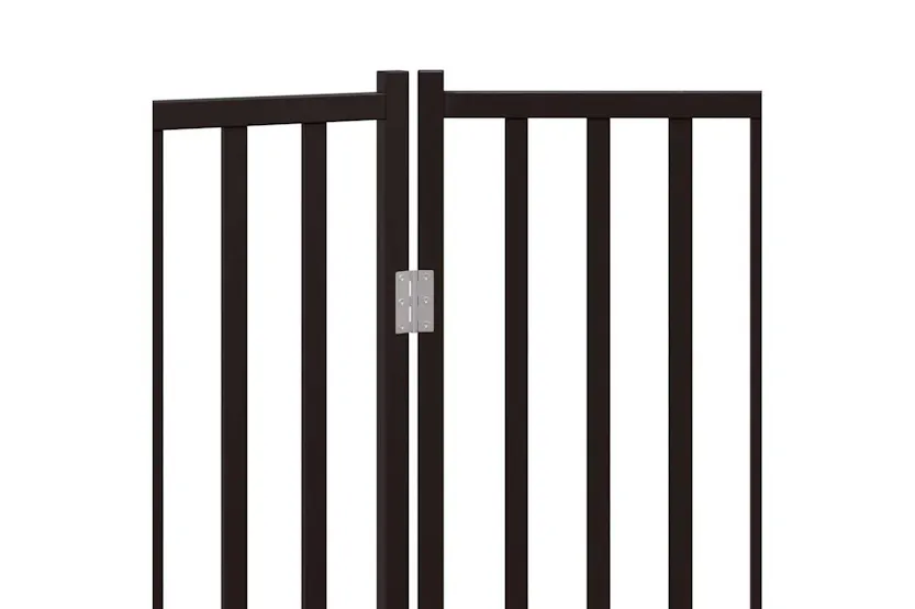 Vidaxl Dog Gate Foldable 3 Panels Black 150 Cm Solid Wood Fir Vidaxl Dog Gate Foldable 3 Panels Black 150 Cm Solid Wood Fir
