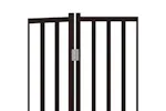 Vidaxl Dog Gate Foldable 2 Panels Black 160 Cm Solid Wood Fir Vidaxl Dog Gate Foldable 2 Panels Black 160 Cm Solid Wood Fir