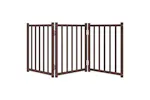 Vidaxl Dog Gate Foldable 3 Panels Brown Oak 150 Cm Solid Wood Fir Vidaxl Dog Gate Foldable 3 Panels Brown Oak 150 Cm Solid Wood Fir