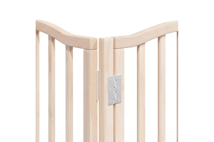 Vidaxl Dog Gate With Door Foldable 12 Panels 600 Cm Poplar Wood Vidaxl Dog Gate With Door Foldable 12 Panels 600 Cm Poplar Wood