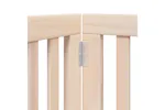 Vidaxl Dog Gate With Door Foldable 15 Panels 750 Cm Poplar Wood Vidaxl Dog Gate With Door Foldable 15 Panels 750 Cm Poplar Wood