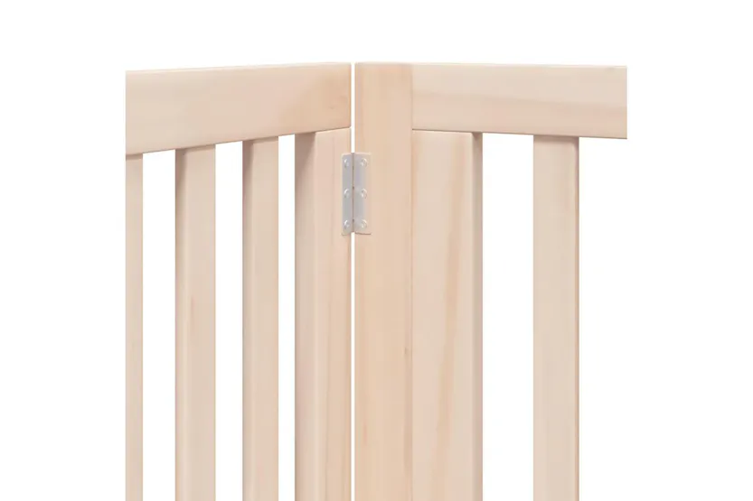 Vidaxl Dog Gate With Door Foldable 6 Panels 480 Cm Poplar Wood Vidaxl Dog Gate With Door Foldable 6 Panels 480 Cm Poplar Wood