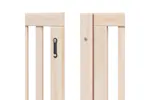 Vidaxl Dog Gate With Door Foldable 6 Panels 480 Cm Poplar Wood Vidaxl Dog Gate With Door Foldable 6 Panels 480 Cm Poplar Wood