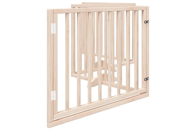 Vidaxl Dog Gate With Door Foldable 4 Panels 320 Cm Poplar Wood Vidaxl Dog Gate With Door Foldable 4 Panels 320 Cm Poplar Wood