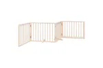 Vidaxl Dog Gate With Door Foldable 4 Panels 320 Cm Poplar Wood Vidaxl Dog Gate With Door Foldable 4 Panels 320 Cm Poplar Wood
