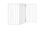 Vidaxl Dog Gate Foldable 3 Panels White 150 Cm Poplar Wood Vidaxl Dog Gate Foldable 3 Panels White 150 Cm Poplar Wood