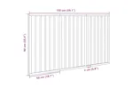 Vidaxl Dog Gate Foldable 3 Panels White 150 Cm Poplar Wood Vidaxl Dog Gate Foldable 3 Panels White 150 Cm Poplar Wood
