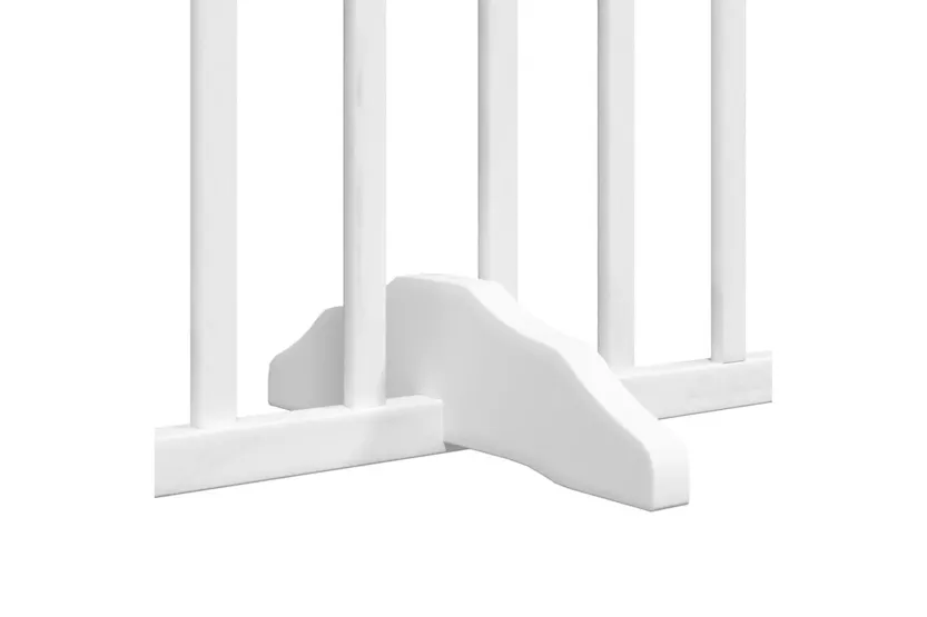 Vidaxl Dog Gate With Door Foldable 10 Panels White 800 Cm Poplar Wood Vidaxl Dog Gate With Door Foldable 10 Panels White 800 Cm Poplar Wood