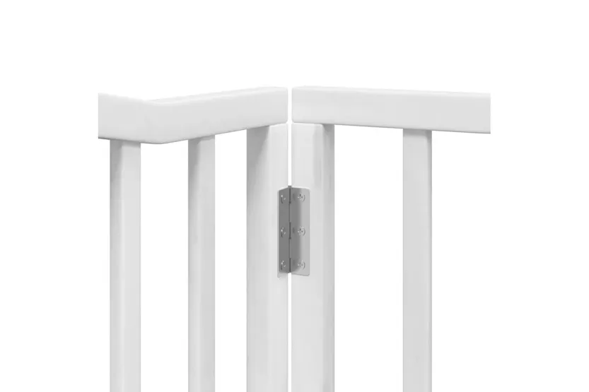 Vidaxl Dog Gate With Door Foldable 10 Panels White 800 Cm Poplar Wood Vidaxl Dog Gate With Door Foldable 10 Panels White 800 Cm Poplar Wood