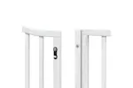 Vidaxl Dog Gate With Door Foldable 10 Panels White 800 Cm Poplar Wood Vidaxl Dog Gate With Door Foldable 10 Panels White 800 Cm Poplar Wood