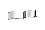 Vidaxl Dog Gate With Door Foldable 6 Panels Black 480 Cm Poplar Wood Vidaxl Dog Gate With Door Foldable 6 Panels Black 480 Cm Poplar Wood