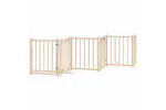 Vidaxl Dog Gate With Door Foldable 15 Panels 750 Cm Poplar Wood Vidaxl Dog Gate With Door Foldable 15 Panels 750 Cm Poplar Wood