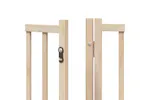Vidaxl Dog Gate With Door Foldable 15 Panels 750 Cm Poplar Wood Vidaxl Dog Gate With Door Foldable 15 Panels 750 Cm Poplar Wood