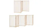 Vidaxl Dog Gate With Door Foldable 12 Panels 600 Cm Poplar Wood Vidaxl Dog Gate With Door Foldable 12 Panels 600 Cm Poplar Wood