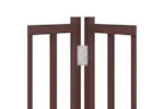 Vidaxl Dog Gate With Door Foldable 15 Panels Brown 750 Cm Poplar Wood Vidaxl Dog Gate With Door Foldable 15 Panels Brown 750 Cm Poplar Wood
