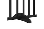 Vidaxl Dog Gate With Door Foldable 10 Panels Black 800 Cm Poplar Wood Vidaxl Dog Gate With Door Foldable 10 Panels Black 800 Cm Poplar Wood