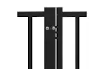 Vidaxl Dog Gate With Door Foldable 10 Panels Black 800 Cm Poplar Wood Vidaxl Dog Gate With Door Foldable 10 Panels Black 800 Cm Poplar Wood
