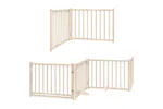 Vidaxl Dog Gate With Door Foldable 8 Panels 640 Cm Poplar Wood Vidaxl Dog Gate With Door Foldable 8 Panels 640 Cm Poplar Wood