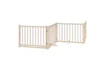 Vidaxl Dog Gate With Door Foldable 8 Panels 640 Cm Poplar Wood Vidaxl Dog Gate With Door Foldable 8 Panels 640 Cm Poplar Wood