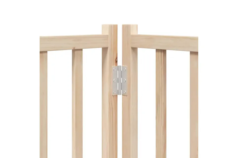 Vidaxl Dog Gate With Door Foldable 8 Panels 640 Cm Poplar Wood Vidaxl Dog Gate With Door Foldable 8 Panels 640 Cm Poplar Wood