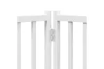 Vidaxl Dog Gate With Door Foldable 6 Panels White 480 Cm Poplar Wood Vidaxl Dog Gate With Door Foldable 6 Panels White 480 Cm Poplar Wood