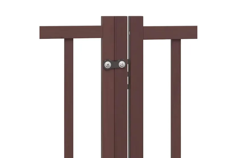 Vidaxl Dog Gate With Door Foldable 12 Panels Brown 960 Cm Poplar Wood Vidaxl Dog Gate With Door Foldable 12 Panels Brown 960 Cm Poplar Wood