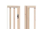 Vidaxl Dog Gate With Door Foldable 8 Panels 640 Cm Poplar Wood Vidaxl Dog Gate With Door Foldable 8 Panels 640 Cm Poplar Wood