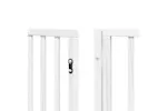 Vidaxl Dog Gate With Door Foldable 12 Panels White 960 Cm Poplar Wood Vidaxl Dog Gate With Door Foldable 12 Panels White 960 Cm Poplar Wood