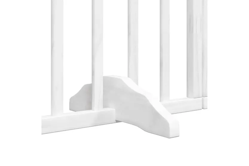Vidaxl Dog Gate With Door Foldable 6 Panels White 480 Cm Poplar Wood Vidaxl Dog Gate With Door Foldable 6 Panels White 480 Cm Poplar Wood