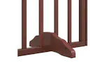 Vidaxl Dog Gate With Door Foldable 12 Panels Brown 960 Cm Poplar Wood Vidaxl Dog Gate With Door Foldable 12 Panels Brown 960 Cm Poplar Wood