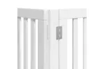 Vidaxl Dog Gate With Door Foldable 9 Panels White 450 Cm Poplar Wood Vidaxl Dog Gate With Door Foldable 9 Panels White 450 Cm Poplar Wood