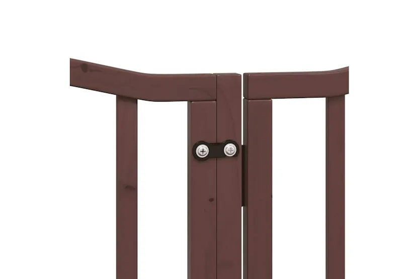 Vidaxl Dog Gate With Door Foldable 6 Panels Brown Oak 300 Cmpoplar Wood Vidaxl Dog Gate With Door Foldable 6 Panels Brown Oak 300 Cmpoplar Wood