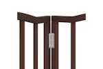 Vidaxl Dog Gate With Door Foldable 6 Panels Brown Oak 300 Cmpoplar Wood Vidaxl Dog Gate With Door Foldable 6 Panels Brown Oak 300 Cmpoplar Wood