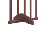 Vidaxl Dog Gate With Door Foldable 4 Panels Brown Oak 320 Cm Poplar Wood Vidaxl Dog Gate With Door Foldable 4 Panels Brown Oak 320 Cm Poplar Wood