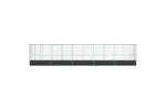 Vidaxl Aviary With Extension Silver 10425x107x212 Cm Steel Vidaxl Aviary With Extension Silver 10425x107x212 Cm Steel