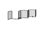 Vidaxl Dog Gate With Door Foldable 6 Panels Black 300 Cmpoplar Wood Vidaxl Dog Gate With Door Foldable 6 Panels Black 300 Cmpoplar Wood