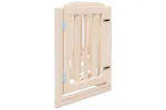 Vidaxl Dog Gate With Door Foldable 6 Panels 300 Cm Poplar Wood Vidaxl Dog Gate With Door Foldable 6 Panels 300 Cm Poplar Wood