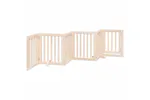 Vidaxl Dog Gate With Door Foldable 6 Panels 300 Cm Poplar Wood Vidaxl Dog Gate With Door Foldable 6 Panels 300 Cm Poplar Wood