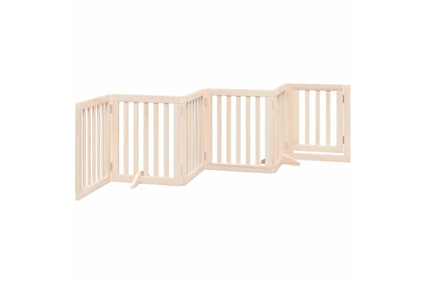 Vidaxl Dog Gate With Door Foldable 6 Panels 300 Cm Poplar Wood Vidaxl Dog Gate With Door Foldable 6 Panels 300 Cm Poplar Wood