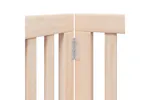 Vidaxl Dog Gate With Door Foldable 6 Panels 300 Cm Poplar Wood Vidaxl Dog Gate With Door Foldable 6 Panels 300 Cm Poplar Wood