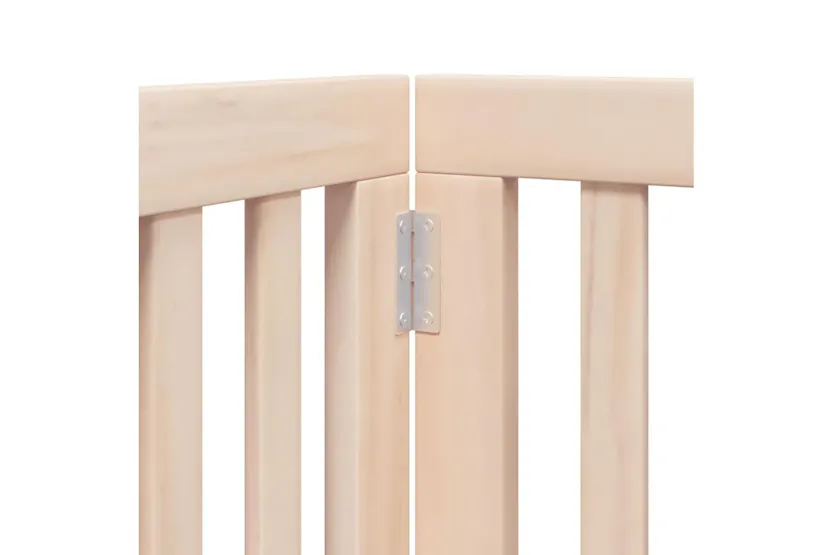Vidaxl Dog Gate With Door Foldable 6 Panels 300 Cm Poplar Wood Vidaxl Dog Gate With Door Foldable 6 Panels 300 Cm Poplar Wood