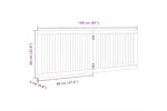 Vidaxl Dog Gate Foldable 2 Panels 160 Cm Poplar Wood Vidaxl Dog Gate Foldable 2 Panels 160 Cm Poplar Wood