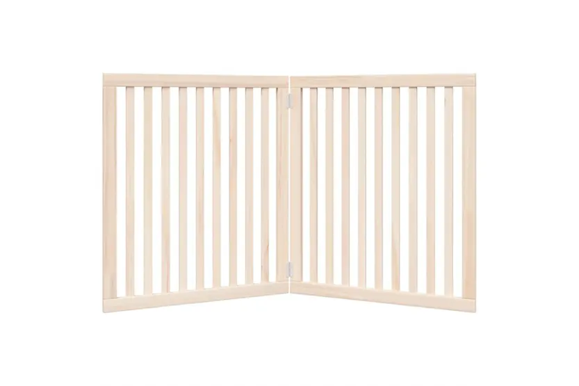 Vidaxl Dog Gate Foldable 2 Panels 160 Cm Poplar Wood Vidaxl Dog Gate Foldable 2 Panels 160 Cm Poplar Wood