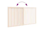Vidaxl Dog Gate Foldable 2 Panels 160 Cm Poplar Wood Vidaxl Dog Gate Foldable 2 Panels 160 Cm Poplar Wood